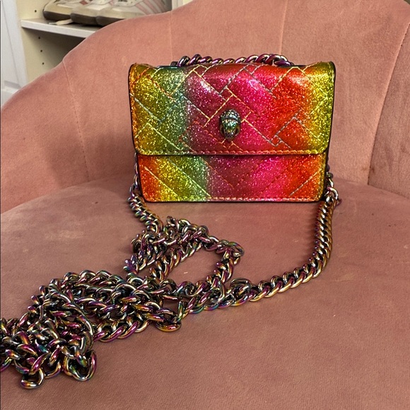 Kurt Geiger Handbags - Kurt Geiger Multicolor Glitter Crossbody Bag